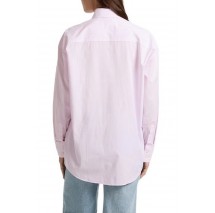 GUESS JEANS LS OVERSIZE POCKETS SHIRT ΠΟΥΚΑΜΙΣΟ ΓΥΝΑΙΚΕΙΟ PINK