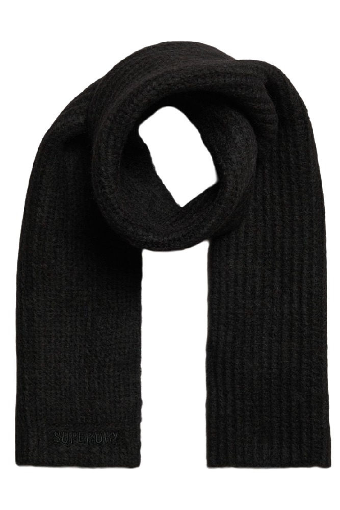 ΚΑΣΚΟΛ D2 VINTAGE RIBBED ΓΥΝΑΙΚΕΙΟ SUPERDRY BLACK