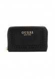 GUESS TATUM SLG MEDIUM ZIP AROUND ΠΟΡΤΟΦΟΛΙ ΓΥΝΑΙΚΕΙΟ BLACK