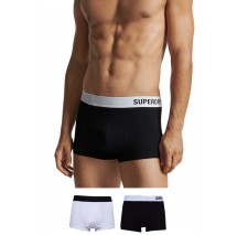 ΕΣΩΡΟΥΧΑ D2 SDRY TRUNK OFFSET DOUBLE PACK ΑΝΔΡΙΚΑ SUPERDRY BLACK/WHITE