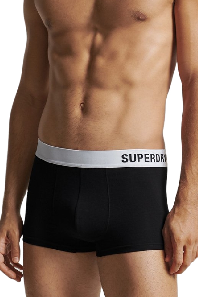 ΕΣΩΡΟΥΧΑ D2 SDRY TRUNK OFFSET DOUBLE PACK ΑΝΔΡΙΚΑ SUPERDRY BLACK/WHITE