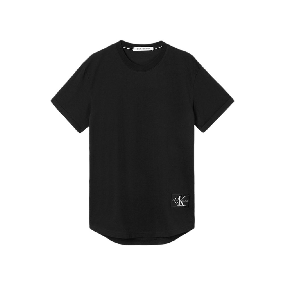 CALVIN KLEIN JEANS BADGE TURN UP SLEEVE T-SHIRT ΑΝΤΡΙΚΟ BLACK CALVIN KLEIN JEANS BADGE TURN UP SLEEVE T-SHIRT ΑΝΤΡΙΚΟ BLACK