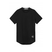 CALVIN KLEIN JEANS BADGE TURN UP SLEEVE T-SHIRT ΑΝΤΡΙΚΟ BLACK CALVIN KLEIN JEANS BADGE TURN UP SLEEVE T-SHIRT ΑΝΤΡΙΚΟ BLACK