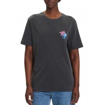 TOMMY JEANS RLX NEON SS TEE EXT T-SHIRT ΜΠΛΟΥΖΑ ΓΥΝΑΙΚΕΙΑ WASHED BLACK