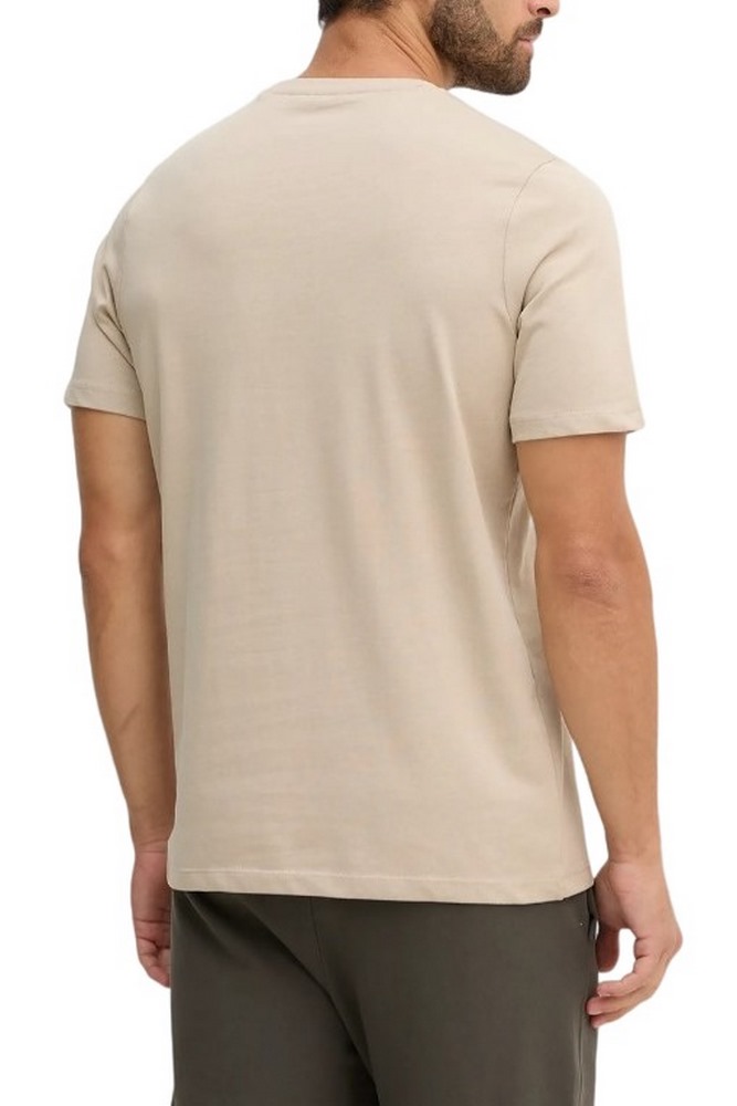 GUESS CN PATCH TEE T-SHIRT ΜΠΛΟΥΖΑ ΑΝΔΡΙΚΗ BEIGE