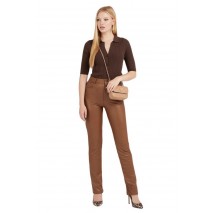ΠΑΝΤΕΛΟΝΙ CAROLINE PANTS ΓΥΝΑΙΚΕΙΟ GUESS BROWN