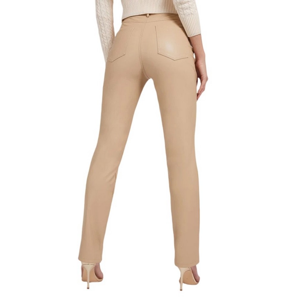 ΠΑΝΤΕΛΟΝΙ CAROLINE PANTS ΓΥΝΑΙΚΕΙΟ GUESS BEIGE