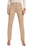 ΠΑΝΤΕΛΟΝΙ CAROLINE PANTS ΓΥΝΑΙΚΕΙΟ GUESS BEIGE
