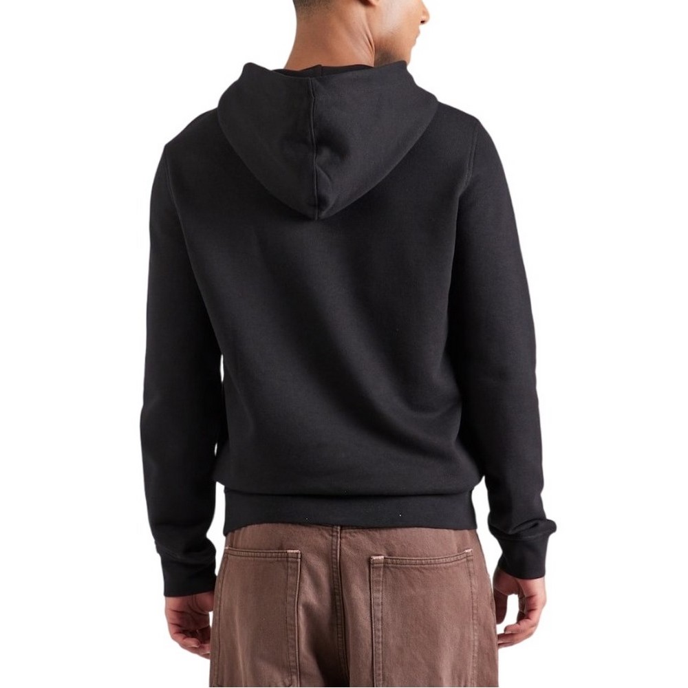 GUESS BEAU HOODIE SWEATSHIRT ΦΟΥΤΕΡ ΑΝΔΡΙΚΟ BLACK