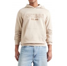 GUESS BEAU HOODIE SWEATSHIRT ΦΟΥΤΕΡ ΑΝΔΡΙΚΟ BEIGE