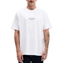 GUESS JEANSCN SS OS TEE T-SHIRT  ΜΠΛΟΥΖΑ ΑΝΔΡΙΚΗ WHITE