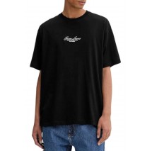 GUESS JEANSCN SS OS TEE T-SHIRT  ΜΠΛΟΥΖΑ ΑΝΔΡΙΚΗ BLACK