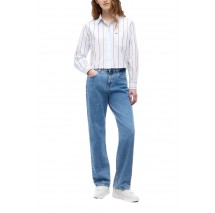 TOMMY JEANS RLX CROP SHIRT ΠΟΥΚΑΜΙΣΟ ΓΥΝΑΙΚΕΙΟ CIEL