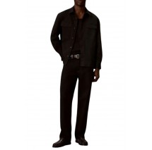 CALVIN KLEIN JEANS UTILITY CHINO RELAXED OVERSHIRT ΠΟΥΚΑΜΙΣΟ ΑΝΔΡΙΚΟ BLACK
