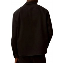 CALVIN KLEIN JEANS UTILITY CHINO RELAXED OVERSHIRT ΠΟΥΚΑΜΙΣΟ ΑΝΔΡΙΚΟ BLACK