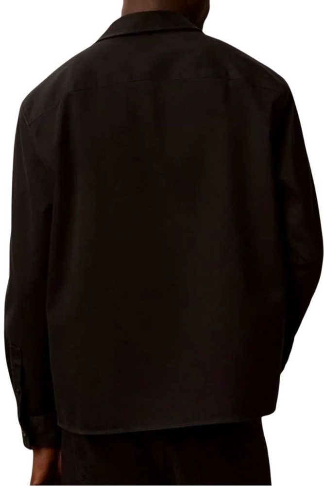 CALVIN KLEIN JEANS UTILITY CHINO RELAXED OVERSHIRT ΠΟΥΚΑΜΙΣΟ ΑΝΔΡΙΚΟ BLACK