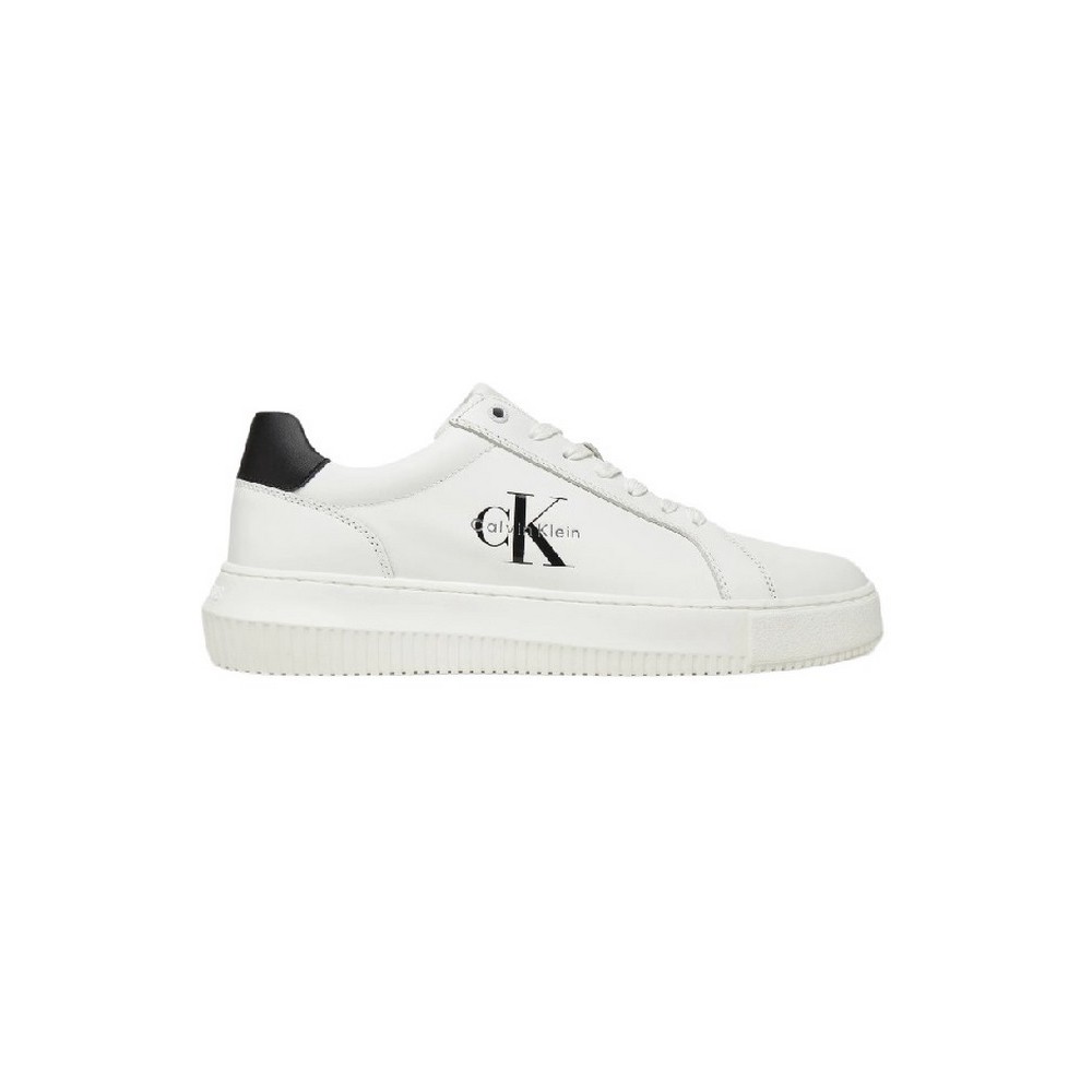 CALVIN KLEIN JEANS CHUNKY CUPSOLE MONO LTH ΠΑΠΟΥΤΣΙ ΑΝΔΡΙΚΟ WHITE/BLACK