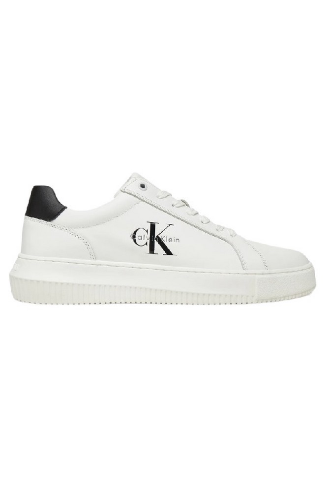 CALVIN KLEIN JEANS CHUNKY CUPSOLE MONO LTH ΠΑΠΟΥΤΣΙ ΑΝΔΡΙΚΟ WHITE/BLACK