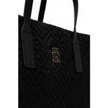 TOMMY HILFIGER CITY MINI TOTE MONO NYLON ΤΣΑΝΤΑ ΓΥΝΑΙΚΕΙΑ BLACK