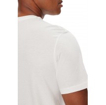 CALVIN KLEIN JEANS BADGE 30S JERSEY CLASSIC TEE T-SHIRT ΜΠΛΟΥΖΑ ΑΝΔΡΙΚΗ WHITE