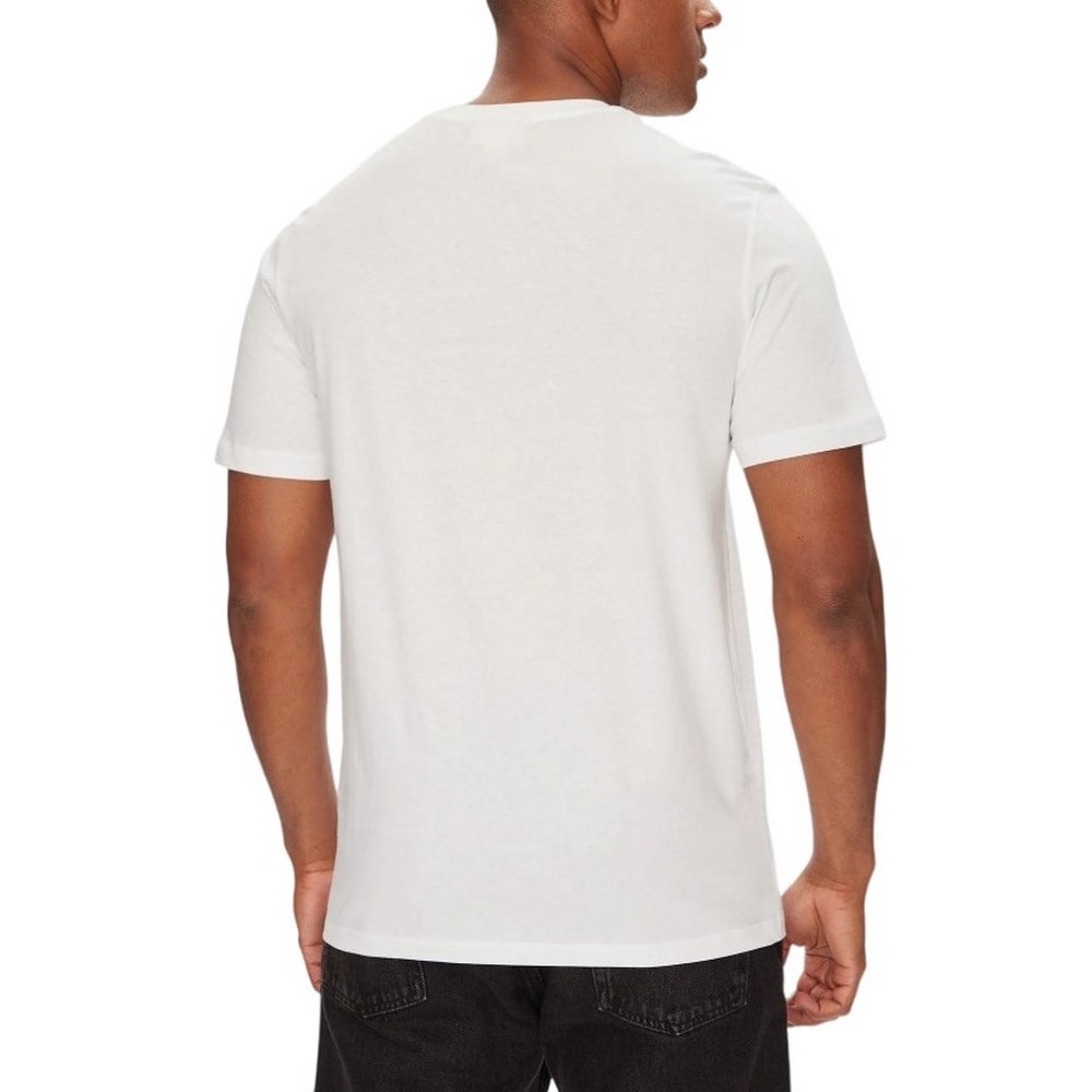 CALVIN KLEIN JEANS BADGE 30S JERSEY CLASSIC TEE T-SHIRT ΜΠΛΟΥΖΑ ΑΝΔΡΙΚΗ WHITE