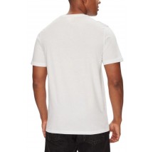 CALVIN KLEIN JEANS BADGE 30S JERSEY CLASSIC TEE T-SHIRT ΜΠΛΟΥΖΑ ΑΝΔΡΙΚΗ WHITE