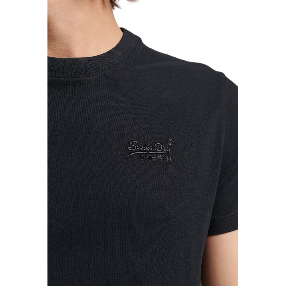 SUPERDRY D2 OVIN VINTAGE LOGO EMB TEE T-SHIRT ΑΝΔΡΙΚΟ BLACK