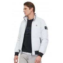 CALVIN KLEIN JEANS PADDED HARRINGTON JACKET ΜΠΟΥΦΑΝ ΑΝΔΡΙΚΟ GREY