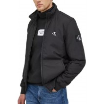 CALVIN KLEIN JEANS PADDED HARRINGTON JACKET ΜΠΟΥΦΑΝ ΑΝΔΡΙΚΟ BLACK