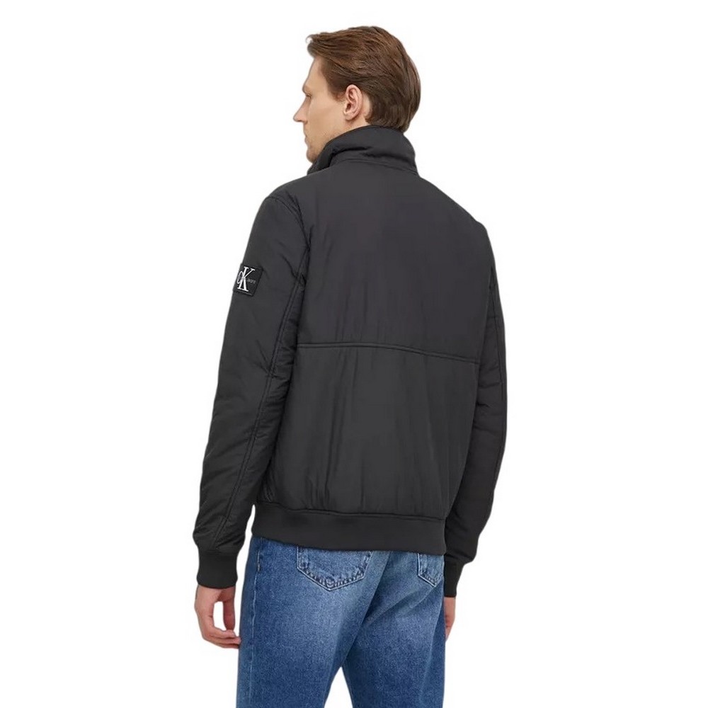 CALVIN KLEIN JEANS PADDED HARRINGTON JACKET ΜΠΟΥΦΑΝ ΑΝΔΡΙΚΟ BLACK