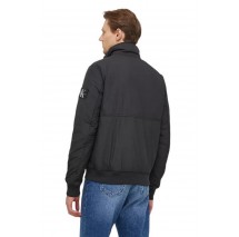 CALVIN KLEIN JEANS PADDED HARRINGTON JACKET ΜΠΟΥΦΑΝ ΑΝΔΡΙΚΟ BLACK