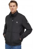 CALVIN KLEIN JEANS PADDED HARRINGTON JACKET ΜΠΟΥΦΑΝ ΑΝΔΡΙΚΟ BLACK