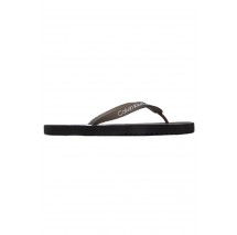 CALVIN KLEIN JEANS FLIP FLOP MONOGRAM TPU BLACK