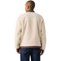 LEVIS JOONIE SHERPA JACKET ΜΠΟΥΦΑΝ ΑΝΔΡΙΚΟ ECRU