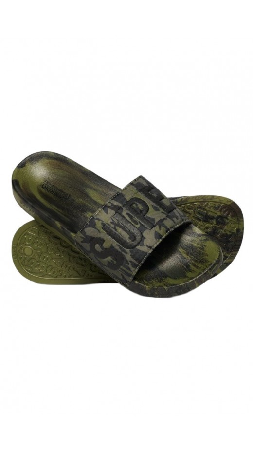 SUPERDRY CAMO VEGAN POOL SLIDE ΠΑΝΤΟΦΛΑ ΑΝΔΡΙΚΗ KHAKI