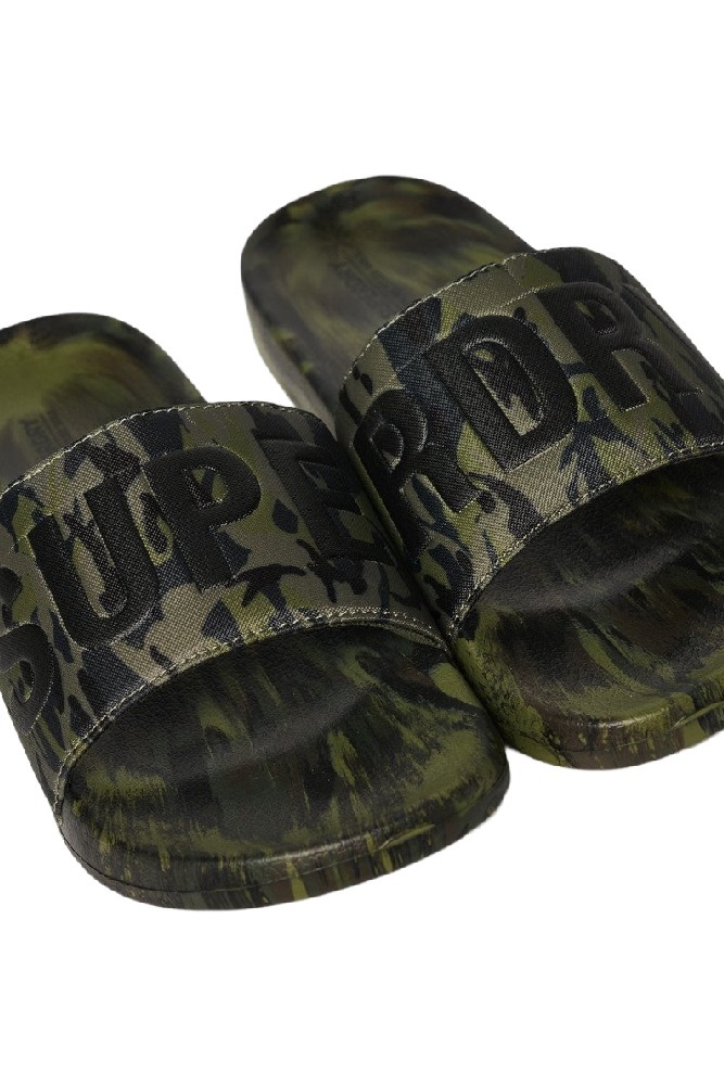 SUPERDRY CAMO VEGAN POOL SLIDE ΠΑΝΤΟΦΛΑ ΑΝΔΡΙΚΗ KHAKI