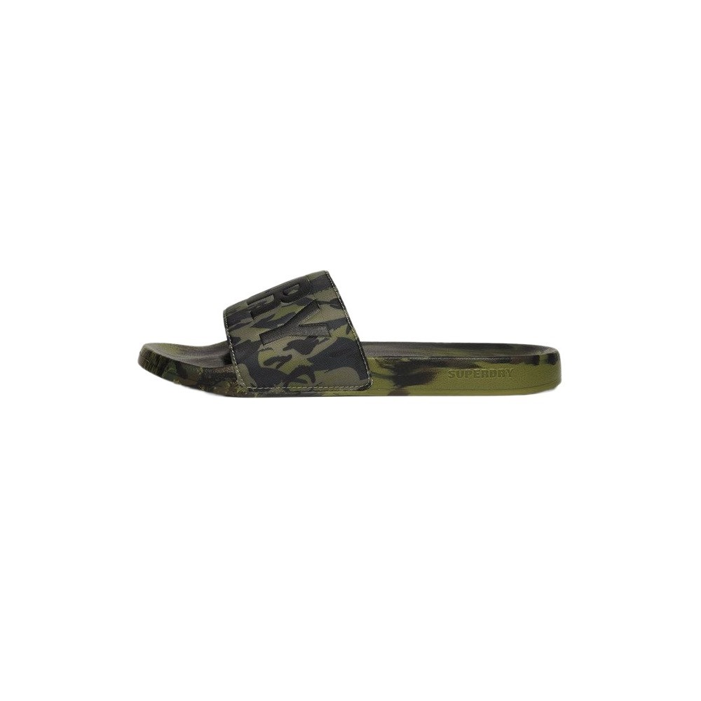 SUPERDRY CAMO VEGAN POOL SLIDE ΠΑΝΤΟΦΛΑ ΑΝΔΡΙΚΗ KHAKI