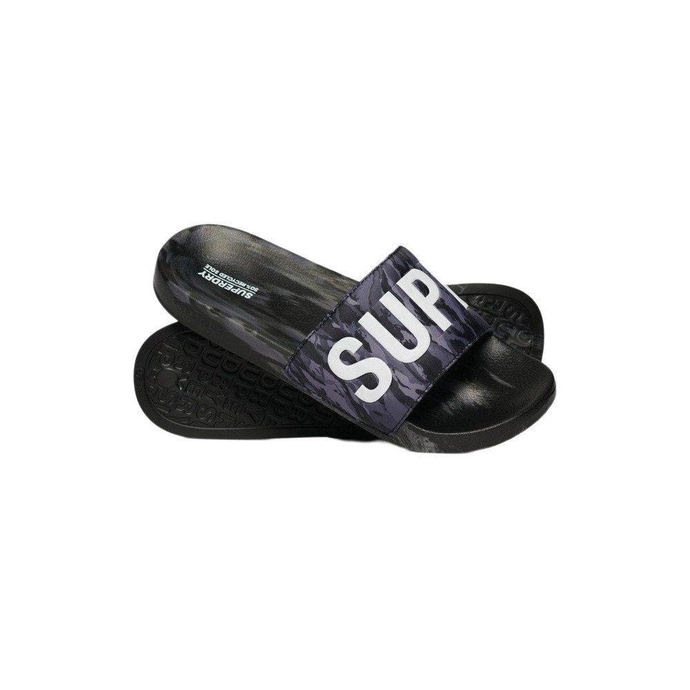 SUPERDRY CAMO VEGAN POOL SLIDE ΠΑΝΤΟΦΛΑ ΑΝΔΡΙΚΗ GREY