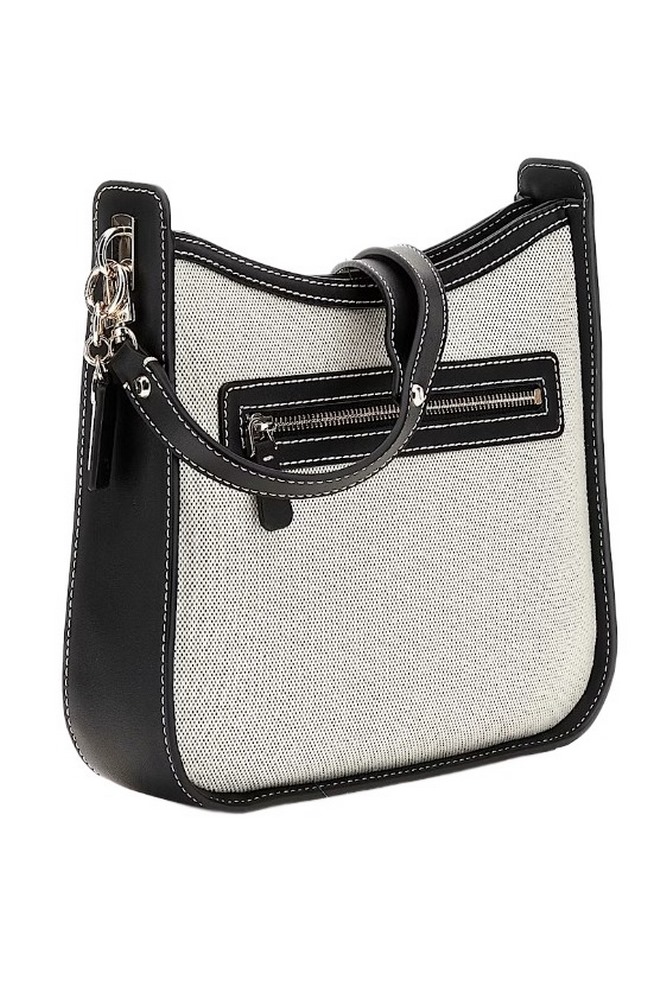 GUESS SEBINA BUCKET SHOULDER BAG ΤΣΑΝΤΑ ΓΥΝΑΙΚΕΙΑ BLACK