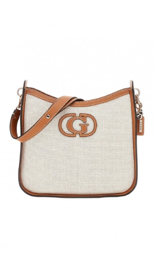 GUESS SEBINA BUCKET SHOULDER BAG ΤΣΑΝΤΑ ΓΥΝΑΙΚΕΙΑ BROWN