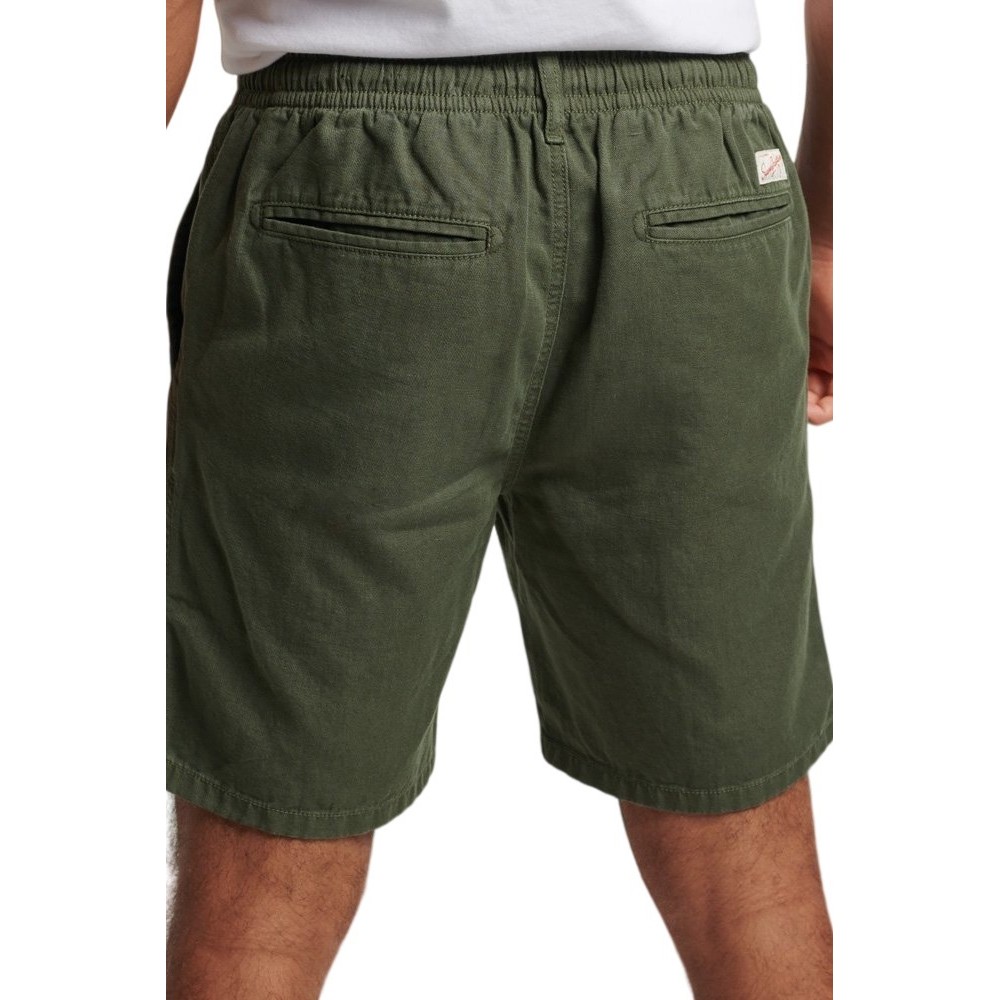 SUPERDRY D2 OVIN VINTAGE OVERDYED SHORT ΒΕΡΜΟΥΔΑ ΑΝΔΡΙΚΗ KHAKI