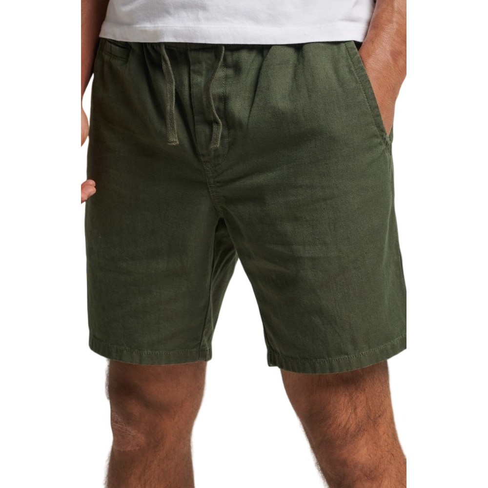 SUPERDRY D2 OVIN VINTAGE OVERDYED SHORT ΒΕΡΜΟΥΔΑ ΑΝΔΡΙΚΗ KHAKI