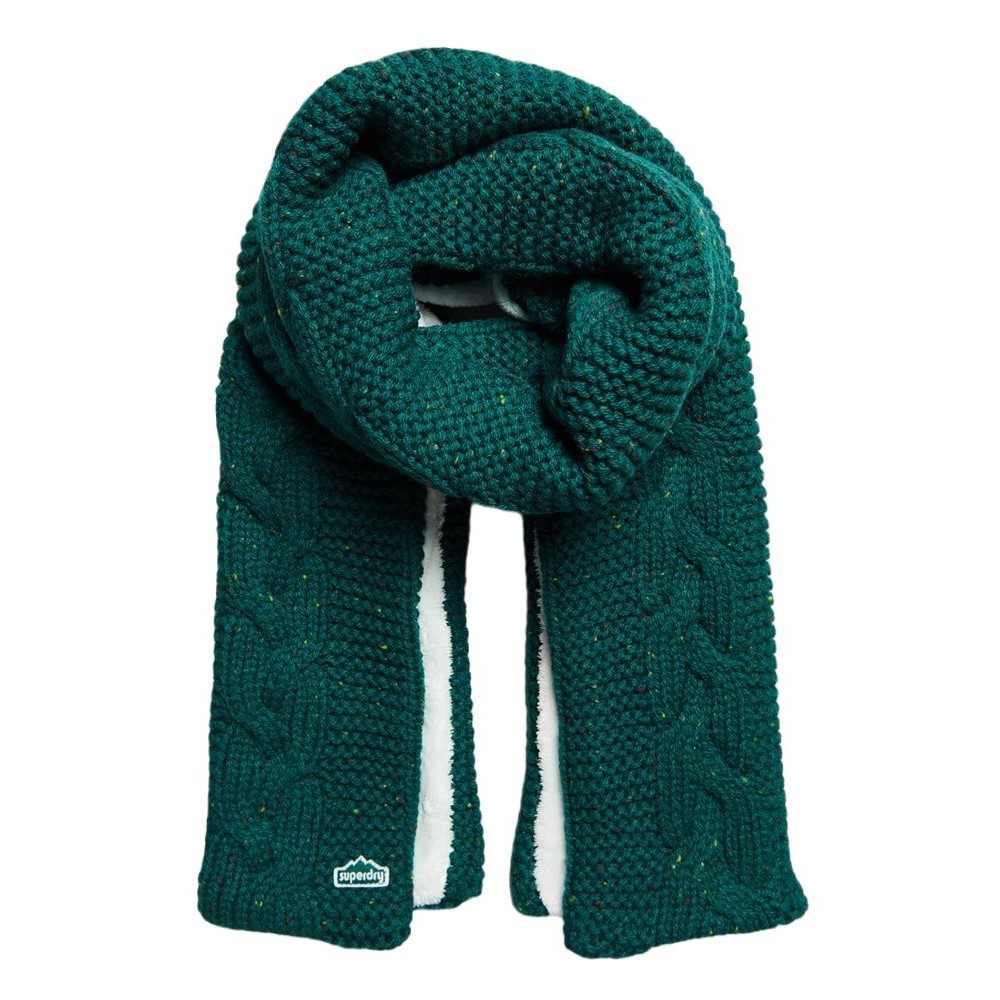 ΚΑΣΚΟΛ D2 VINTAGE CABLE ΓΥΝΑΙΚΕΙΟ SUPERDRY DARK GREEN