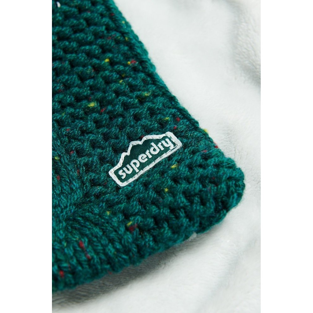 ΚΑΣΚΟΛ D2 VINTAGE CABLE ΓΥΝΑΙΚΕΙΟ SUPERDRY DARK GREEN