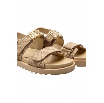 GUESS FABELIS2 ΠΕΔΙΛΟ ΓΥΝΑΙΚΕΙΟ BEIGE