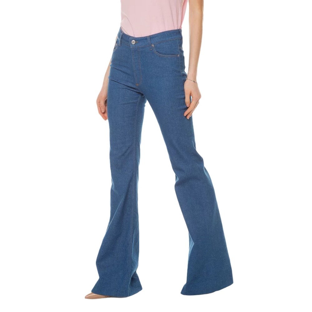 ΠΑΝΤΕΛΟΝΙ BELL BOTTOM ΓΥΝΑΙΚΕΙΟ TRUSSARDI BLUΕ DENIM