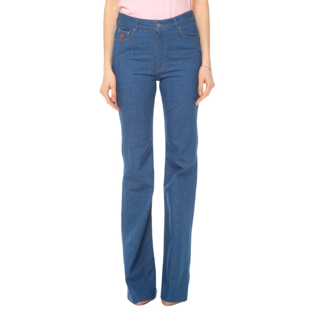 ΠΑΝΤΕΛΟΝΙ BELL BOTTOM ΓΥΝΑΙΚΕΙΟ TRUSSARDI BLUΕ DENIM