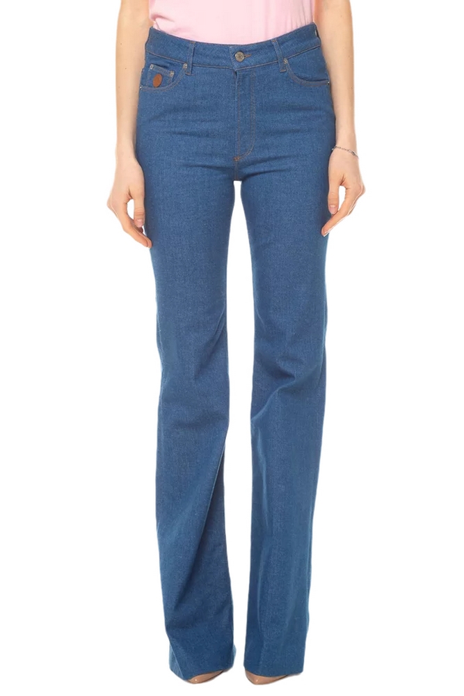 ΠΑΝΤΕΛΟΝΙ BELL BOTTOM ΓΥΝΑΙΚΕΙΟ TRUSSARDI BLUΕ DENIM