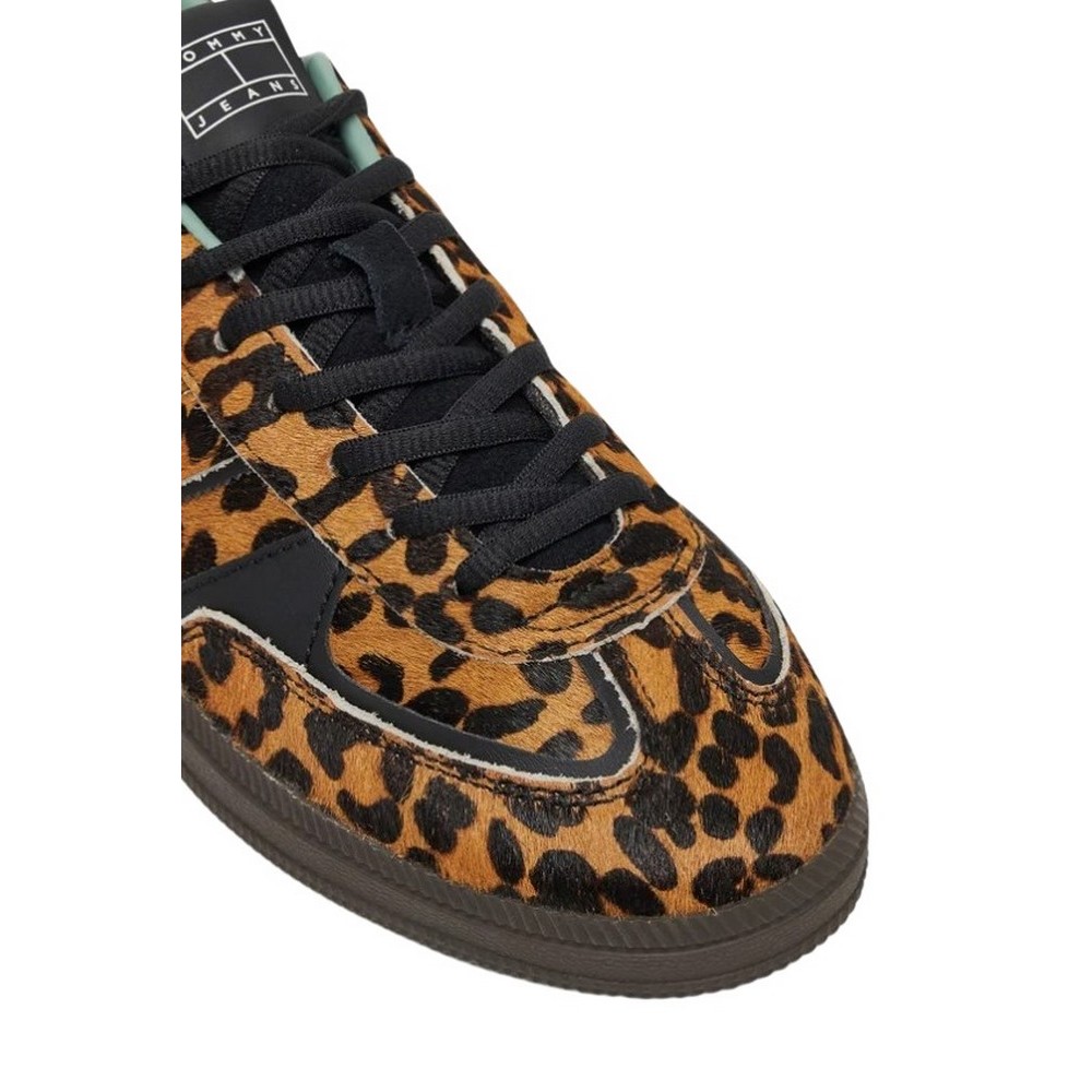 TOMMY JEANS THE GREENWICH EDGE LEOPARD ΠΑΠΟΥΤΣΙ ΓΥΝΑΙΚΕΙΟ LEOPARD