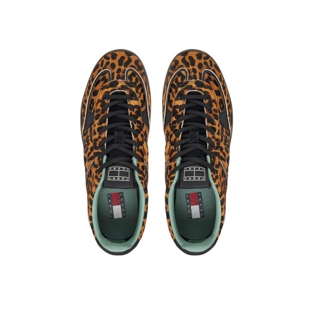 TOMMY JEANS THE GREENWICH EDGE LEOPARD ΠΑΠΟΥΤΣΙ ΓΥΝΑΙΚΕΙΟ LEOPARD